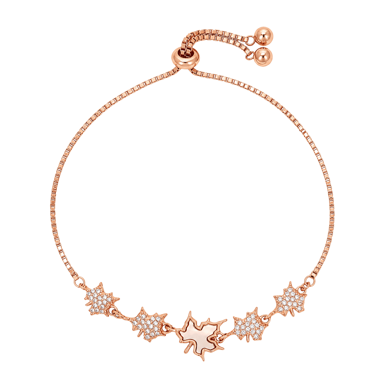 Aurora Maple Leaf Chain Bracelet