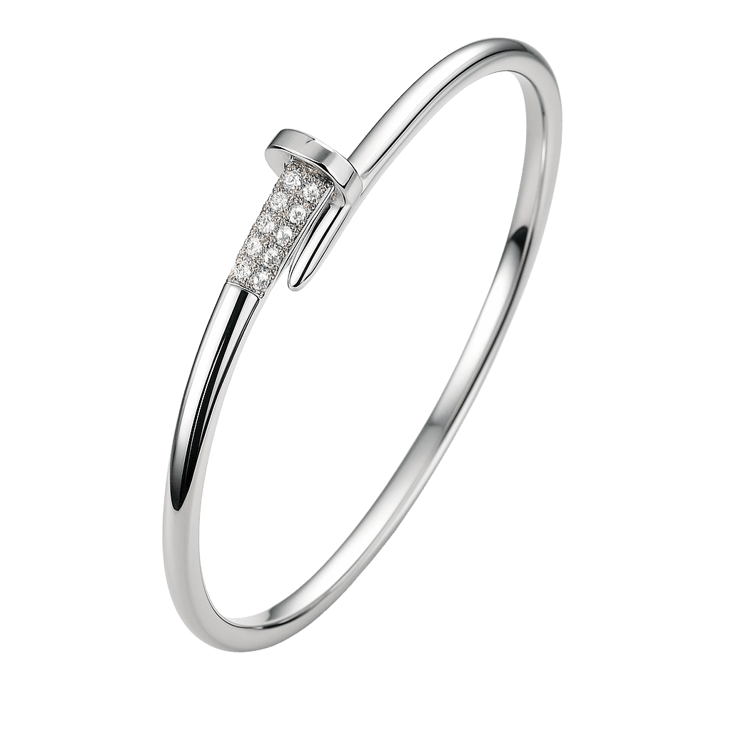 Classic Nail Bangle Bracelet view 1