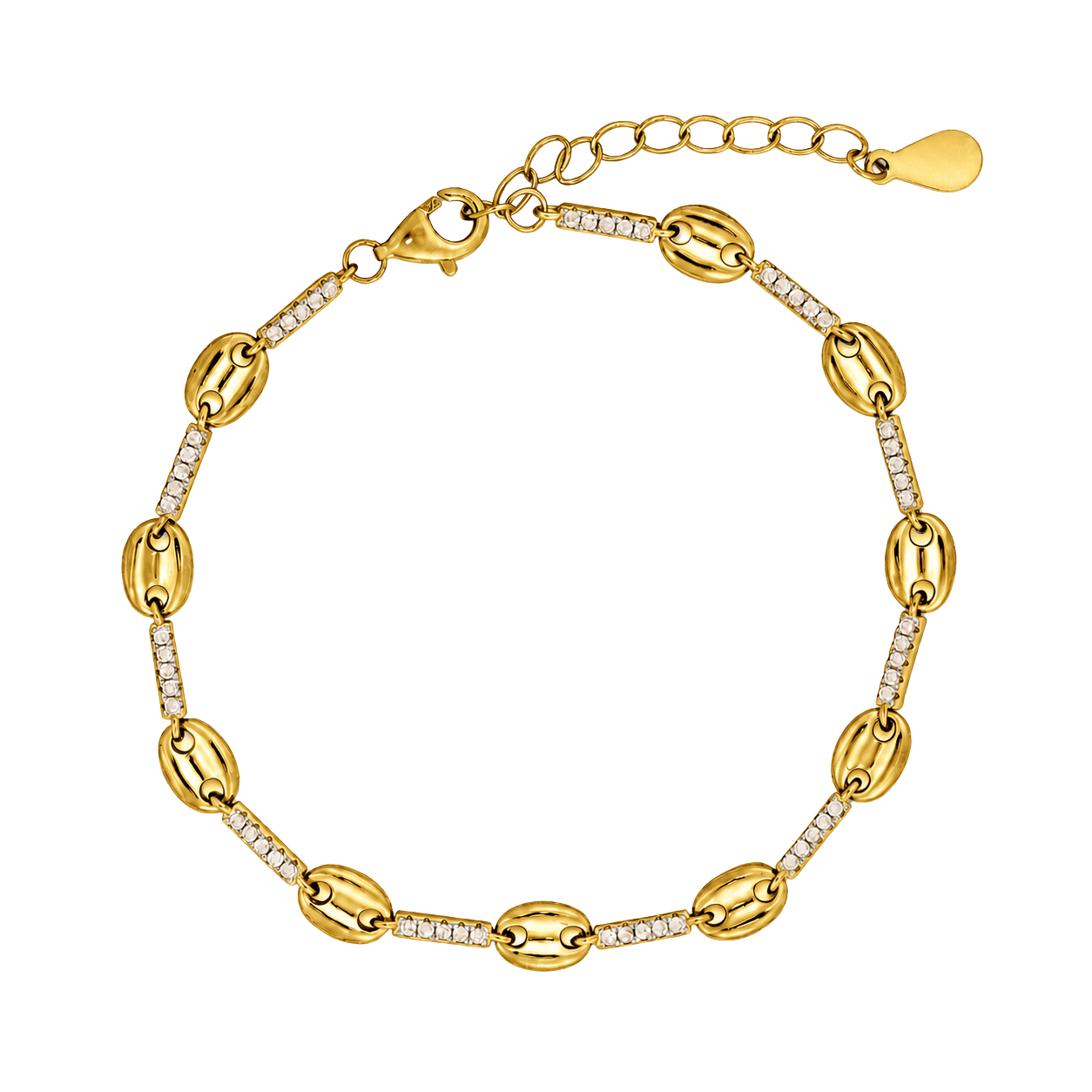 Classic Oval Link Bracelet view 1
