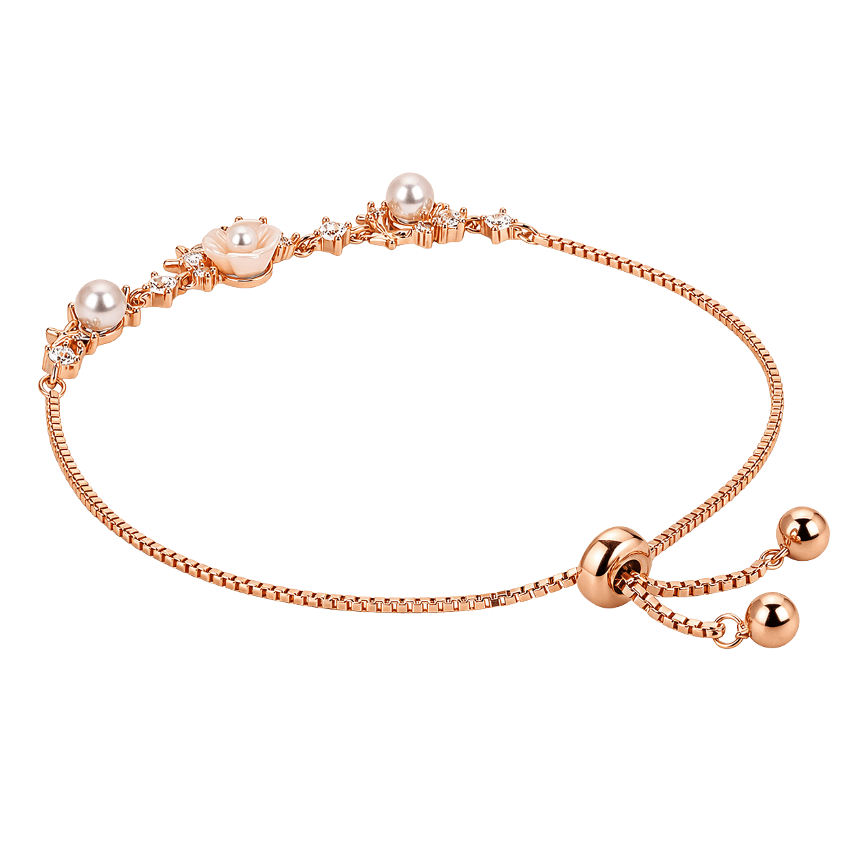 Lustrous Flora Chain Bracelet alternate view