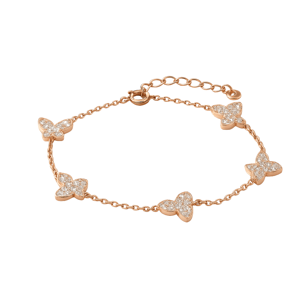 Quirky Butterfly Classic Chain Bracelet alternate view