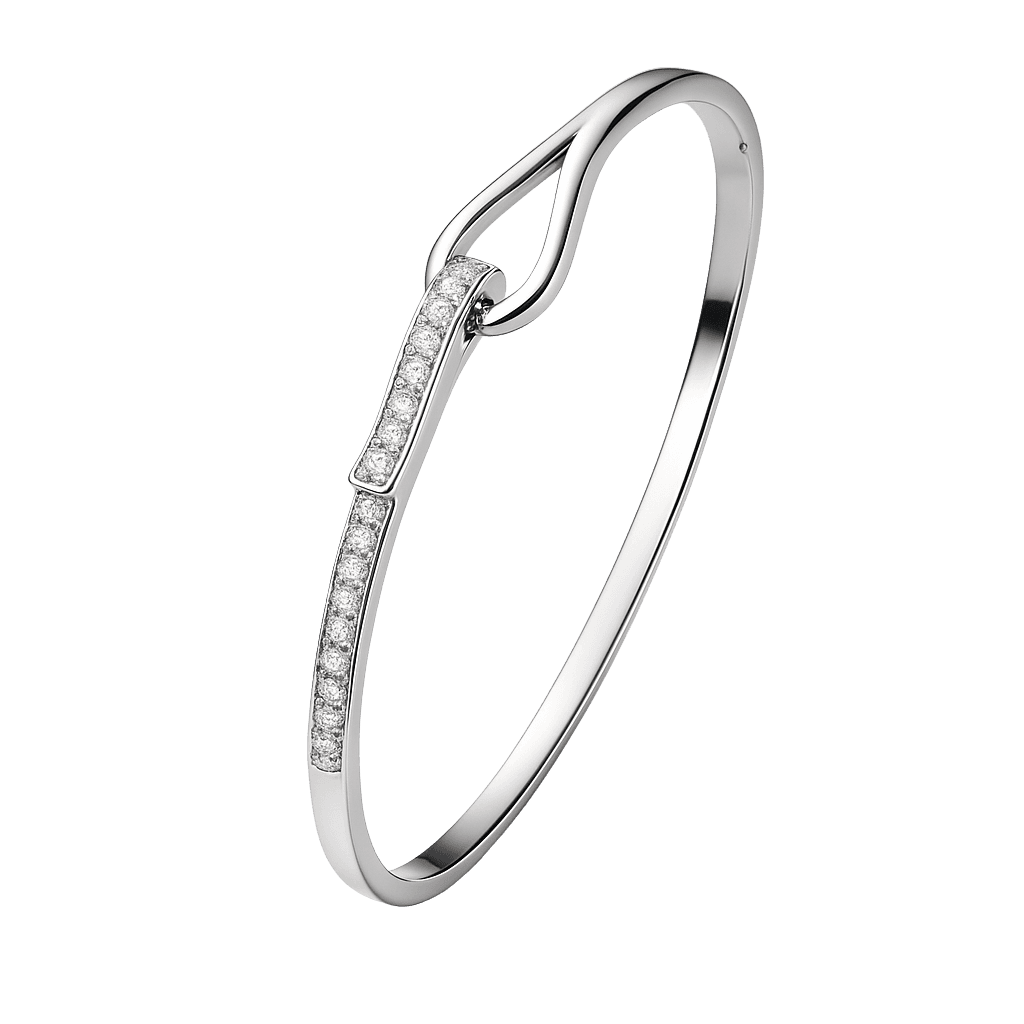 Vela Curve Bangle Bracelet view 1