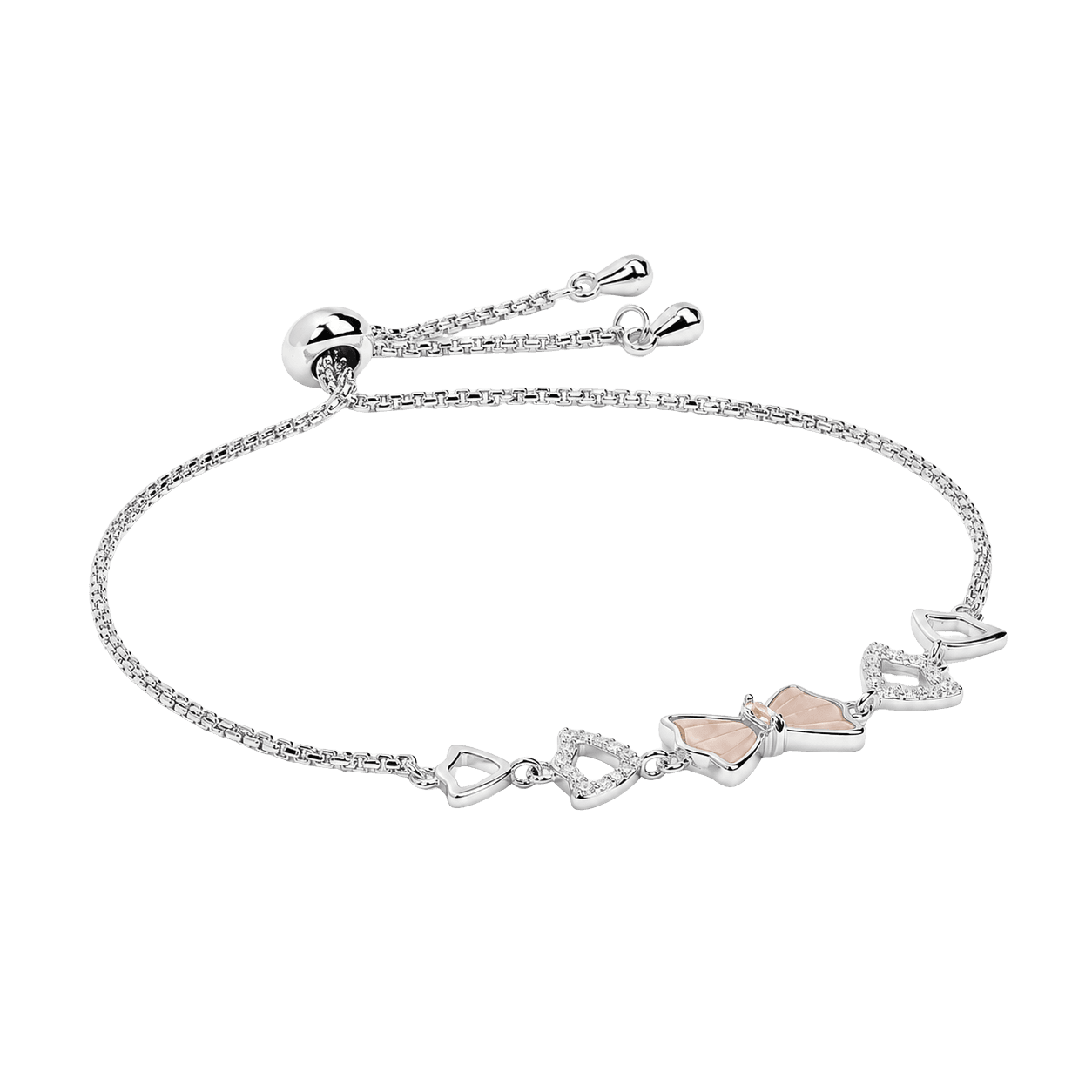 Velour Bow Tie Adjustable Bracelet alternate view