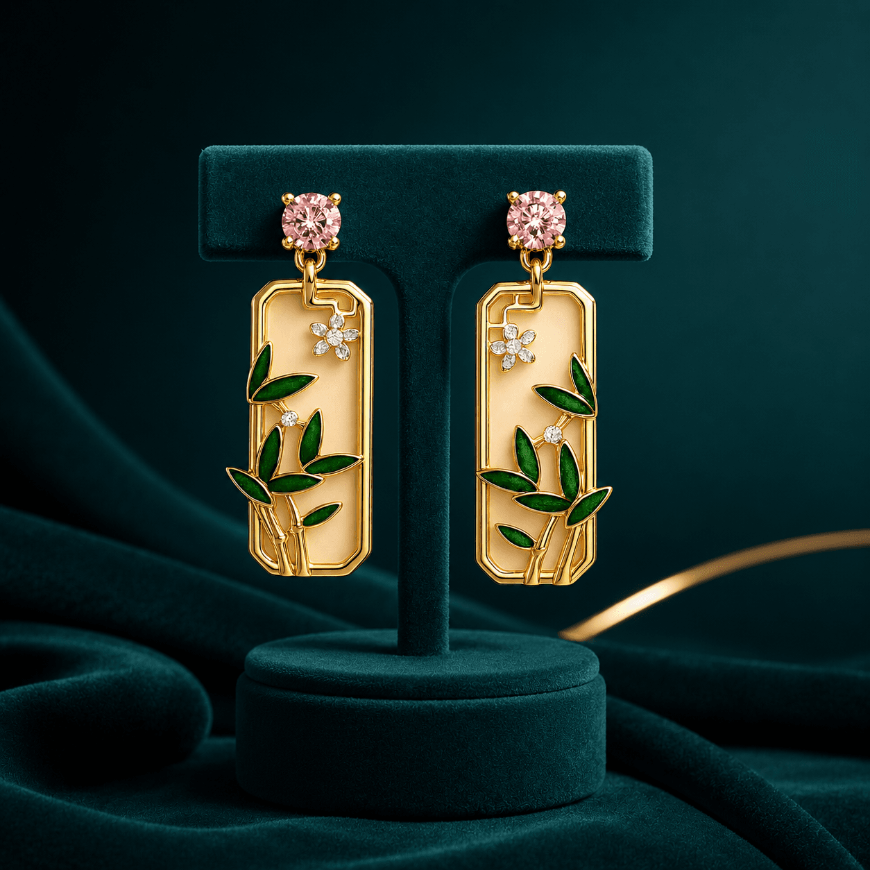 Celestial Starry Night Rectangular Drops alternate view