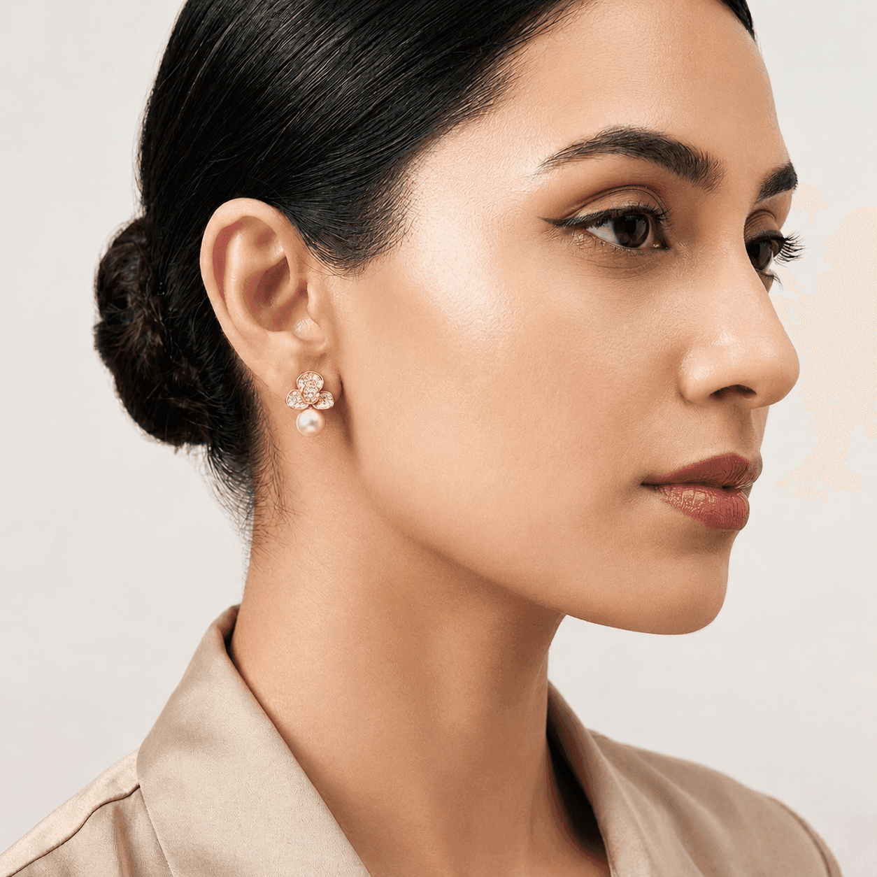 Golden Orbit Earrings alternate view