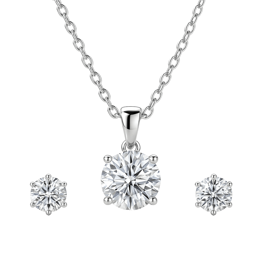 Classic Solitaire Round Crystal Set