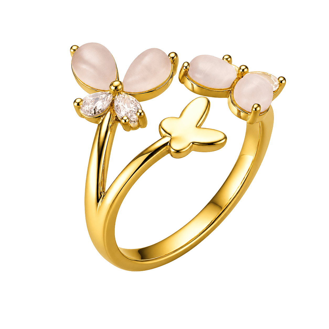 Leafy Branch Wraparound Ring