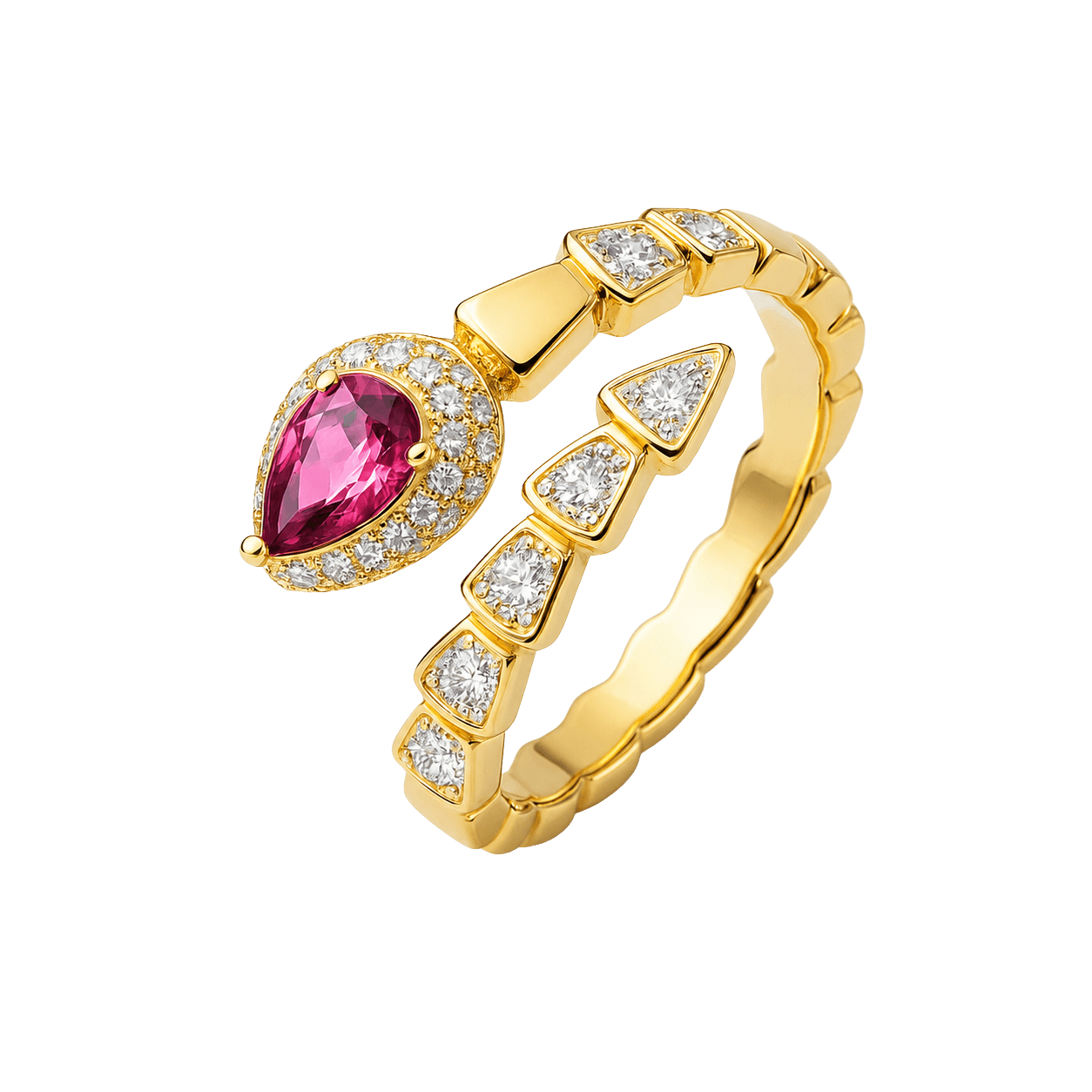 Ruby Red Marquise Cocktail Ring view 1